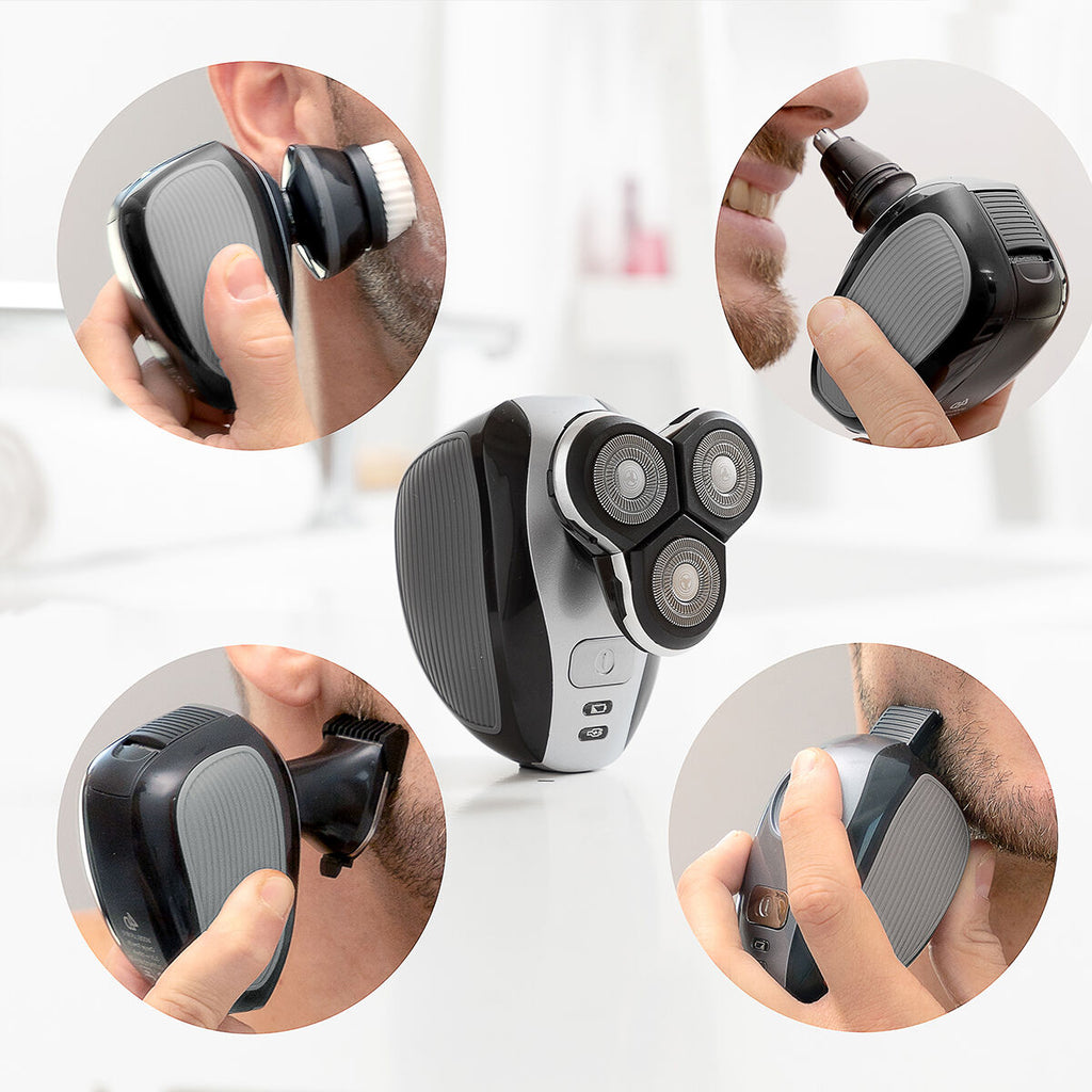 Afeitadora Recargable Ergonómica Multifunción 5 en 1