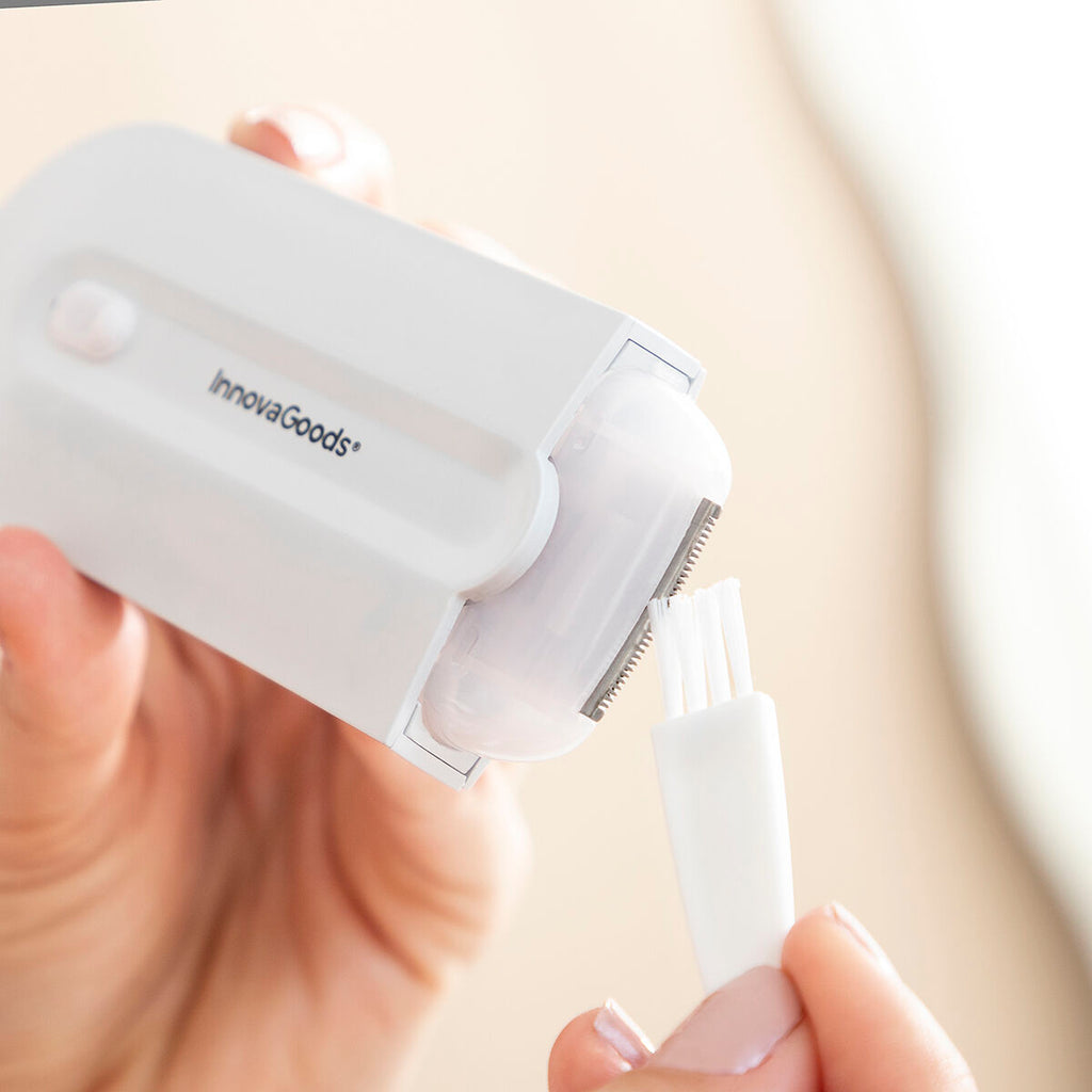 Mini Rasuradora Recargable con Luz LED